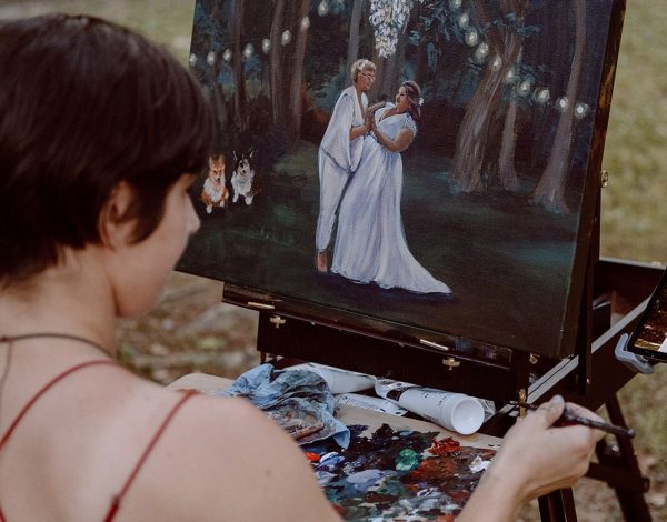 Supplies Listing Category Cherished Rain Art- Wedding Painting